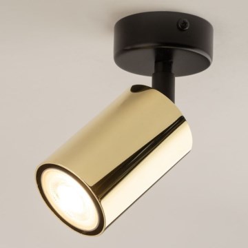 Bodové svietidlo ZOOM 1xGU10/10W/230V zlatá/čierna