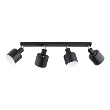 Bodové svietidlo ZORENA 4xE27/15W/230V čierna