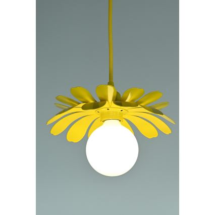 Bohemia-Design - Luster na lane 1xE27/60W/230V žltý