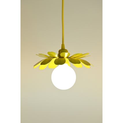 Bohemia-Design - Luster na lane 1xE27/60W/230V žltý