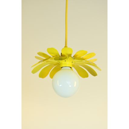 Bohemia-Design - Luster na lane 1xE27/60W/230V žltý