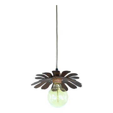 Bohemia-Design - Luster na lanku 1xE27/60W/230V bronzový