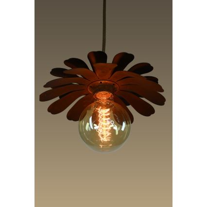 Bohemia-Design - Luster na lanku 1xE27/60W/230V bronzový