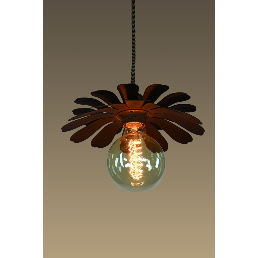 Bohemia-Design - Luster na lanku 1xE27/60W/230V bronzový
