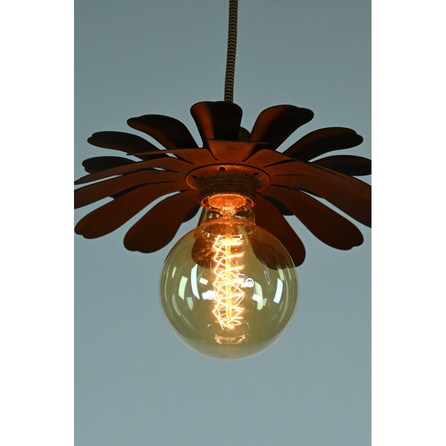 Bohemia-Design - Luster na lanku 1xE27/60W/230V bronzový