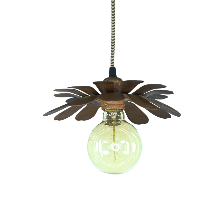 Bohemia-Design - Luster na lanku 1xE27/60W/230V bronzový