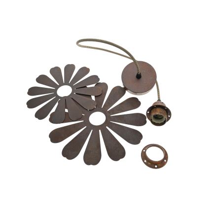 Bohemia-Design - Luster na lanku 1xE27/60W/230V bronzový