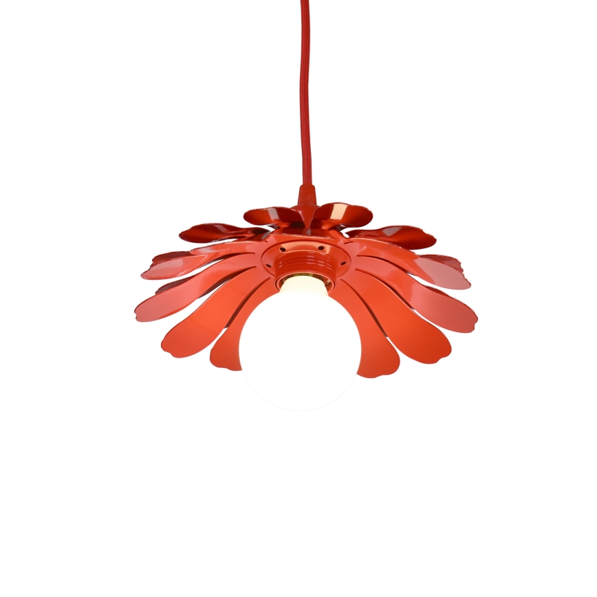 Bohemia-Design - Luster na lanku 1xE27/60W/230V červený