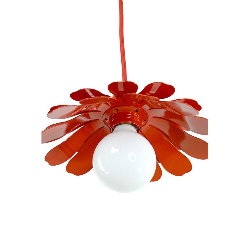 Bohemia-Design - Luster na lanku 1xE27/60W/230V červený