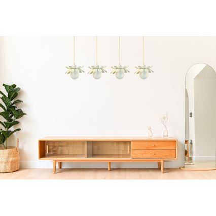Bohemia-Design - Luster na lanku 1xE27/60W/230V krémový