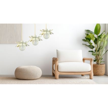 Bohemia-Design - Luster na lanku 1xE27/60W/230V krémový