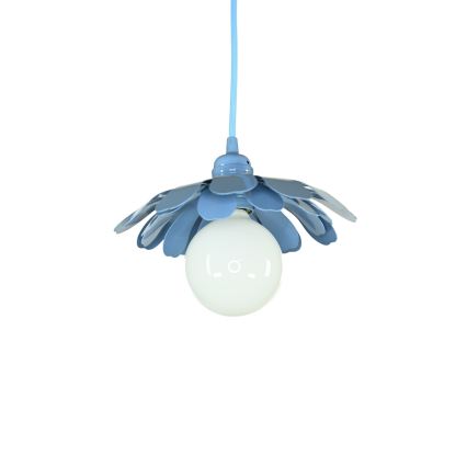 Bohemia-Design - Luster na lanku 1xE27/60W/230V modrý