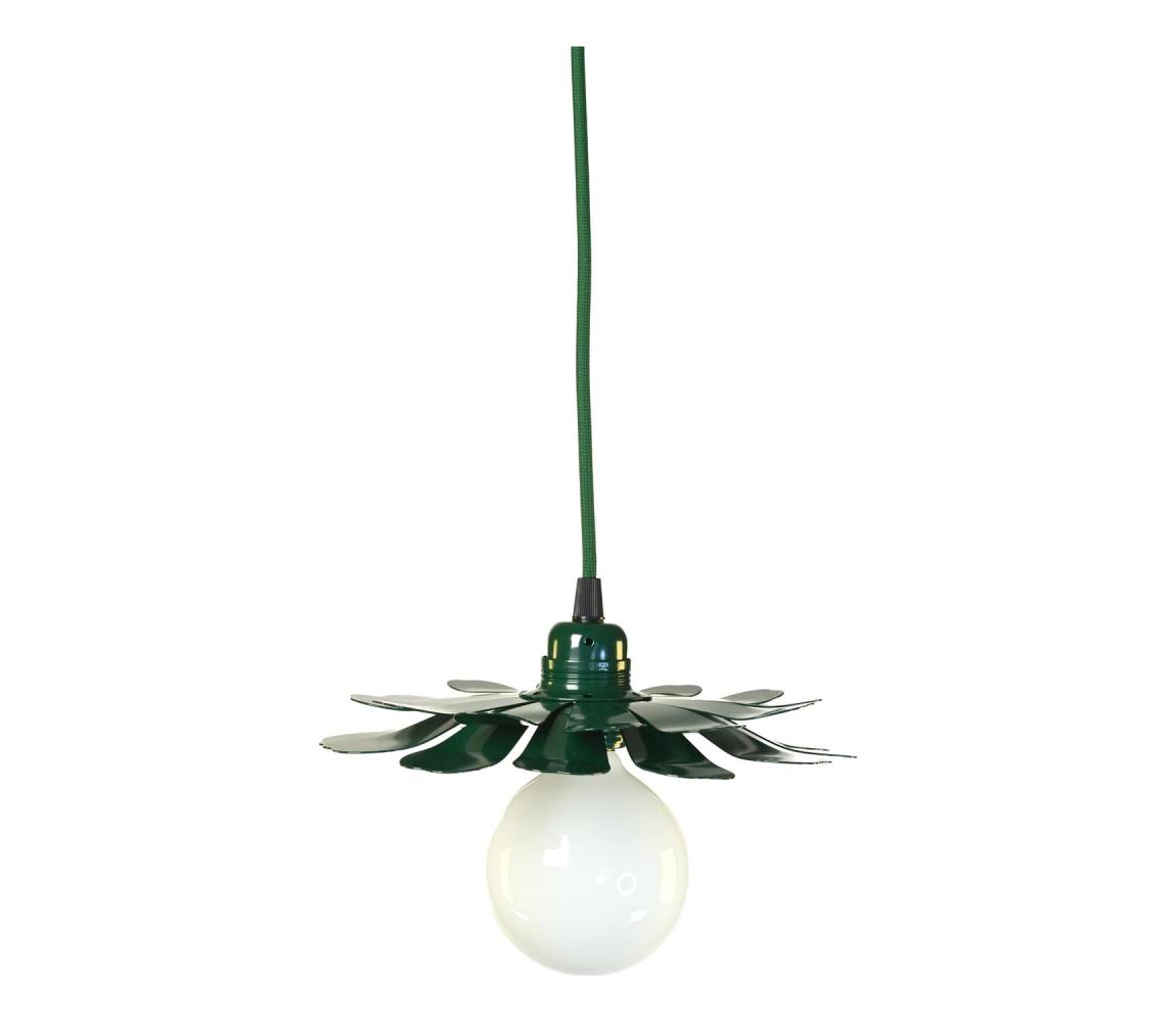 Bohemia-Design - Luster na lanku 1xE27/60W/230V zelený LSE-ZE1