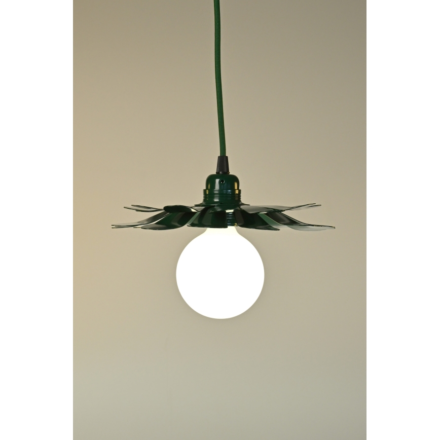 Bohemia-Design - Luster na lanku 1xE27/60W/230V zelený