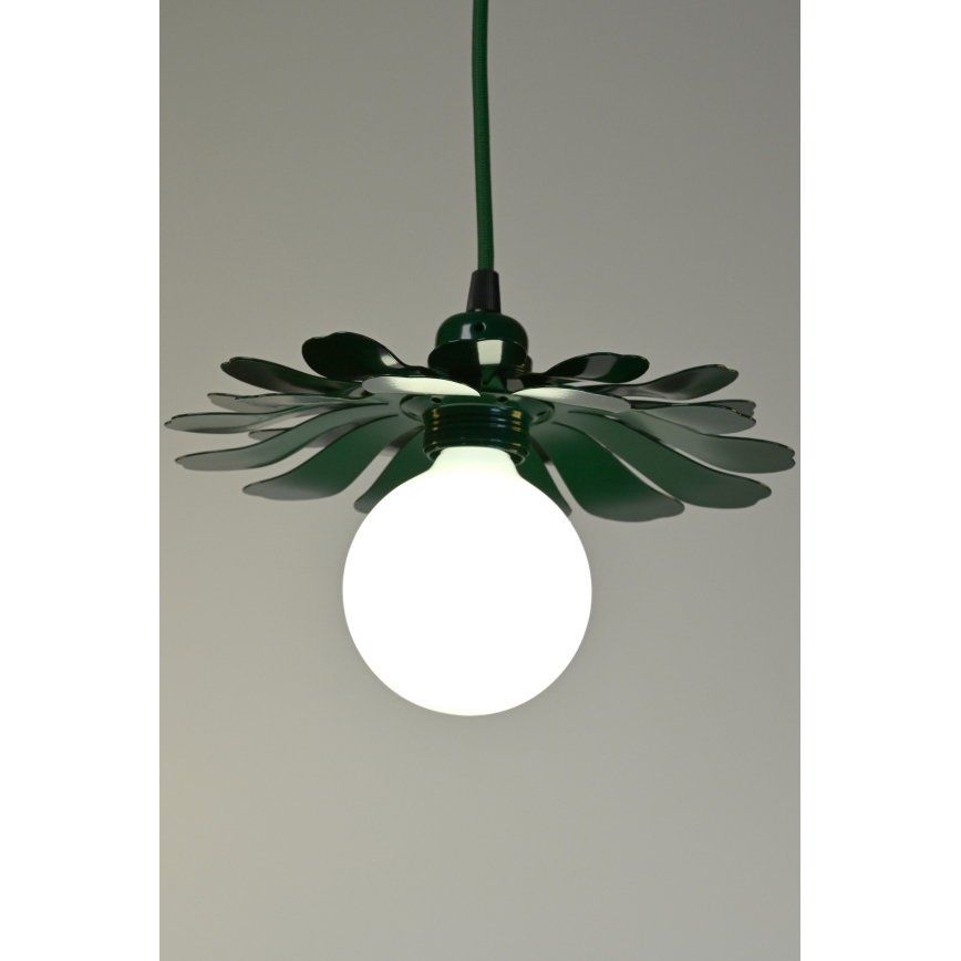 Bohemia-Design - Luster na lanku 1xE27/60W/230V zelený