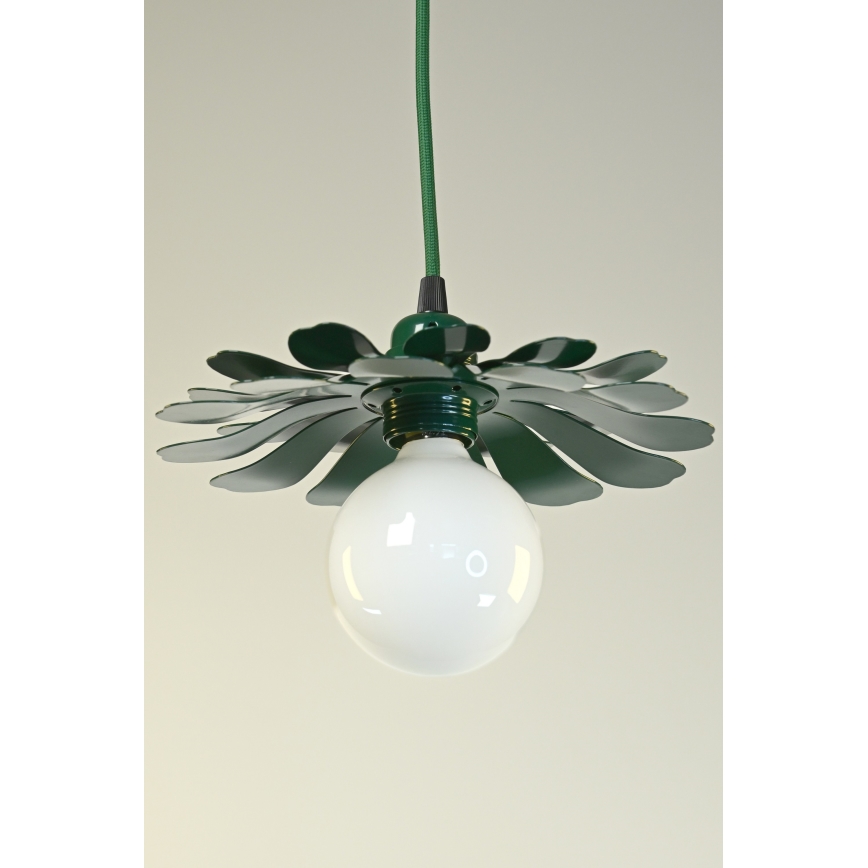 Bohemia-Design - Luster na lanku 1xE27/60W/230V zelený