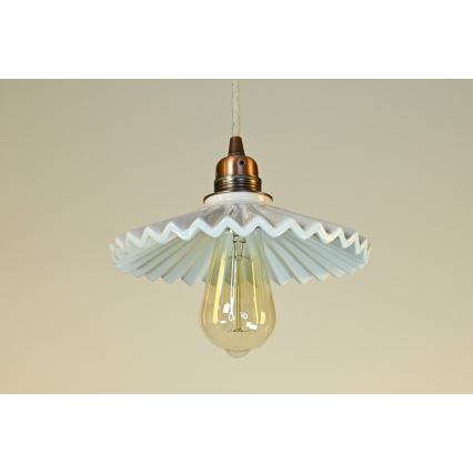 Bohemia-Design - Porcelánový luster na lanku 1xE27/60W/230V
