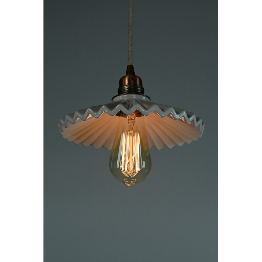 Bohemia-Design - Porcelánový luster na lanku 1xE27/60W/230V