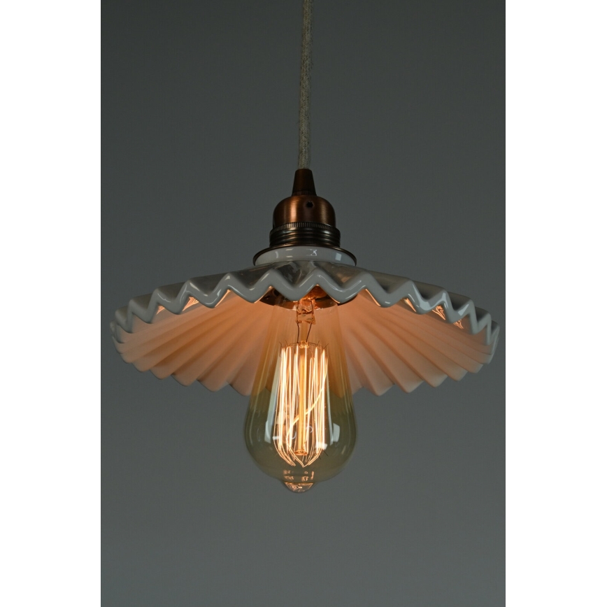 Bohemia-Design - Porcelánový luster na lanku 1xE27/60W/230V