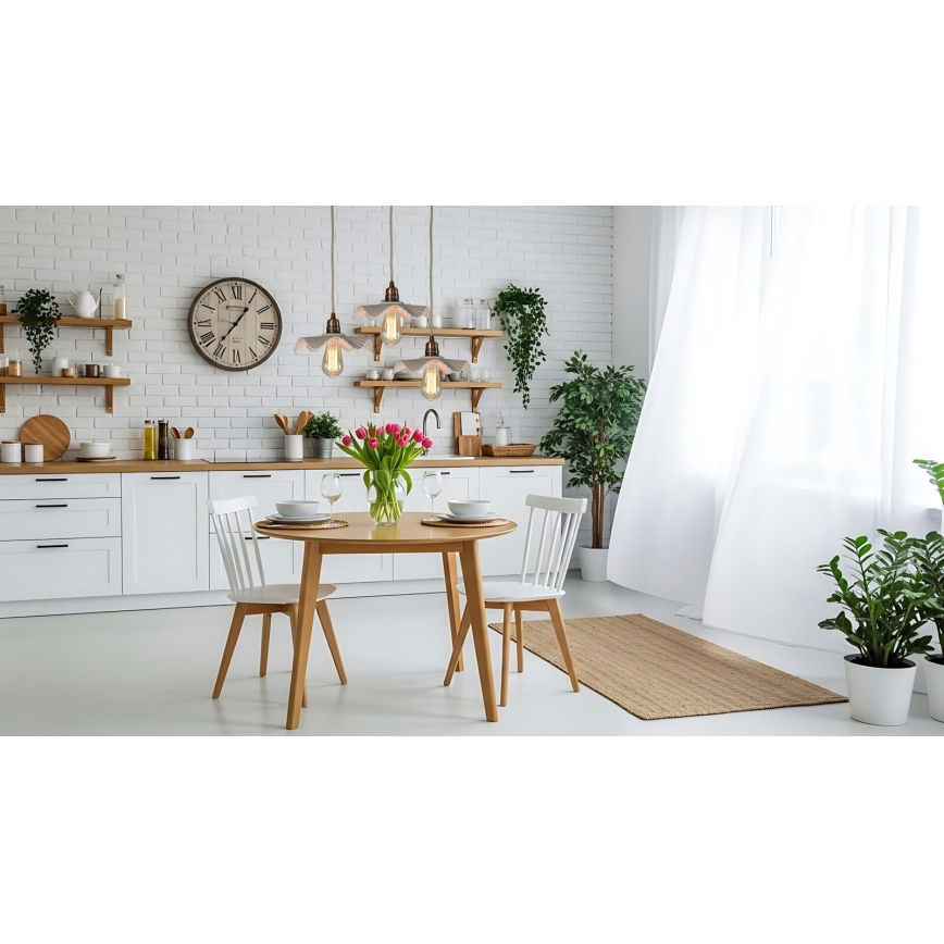 Bohemia-Design - Porcelánový luster na lanku 1xE27/60W/230V