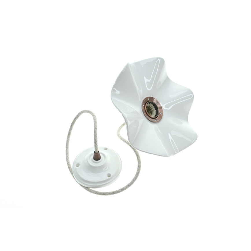 Bohemia-Design - Porcelánový luster na lanku 1xE27/60W/230V