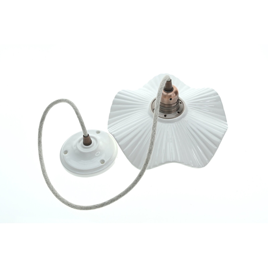 Bohemia-Design - Porcelánový luster na lanku 1xE27/60W/230V