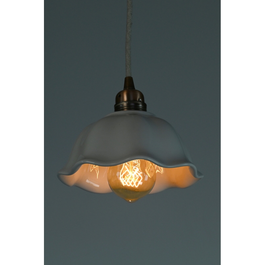 Bohemia-Design - Porcelánový luster na lanku 1xE27/60W/230V