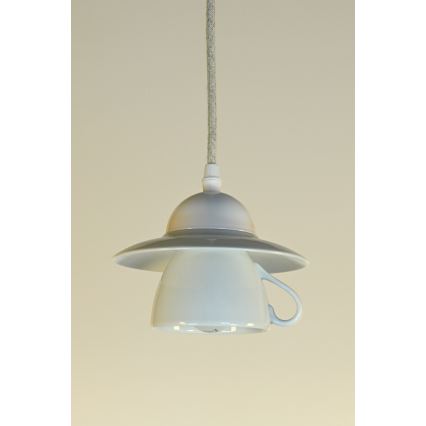 Bohemia-Design - Porcelánový luster na lanku 1xE27/60W/230V