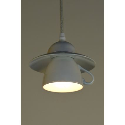 Bohemia-Design - Porcelánový luster na lanku 1xE27/60W/230V