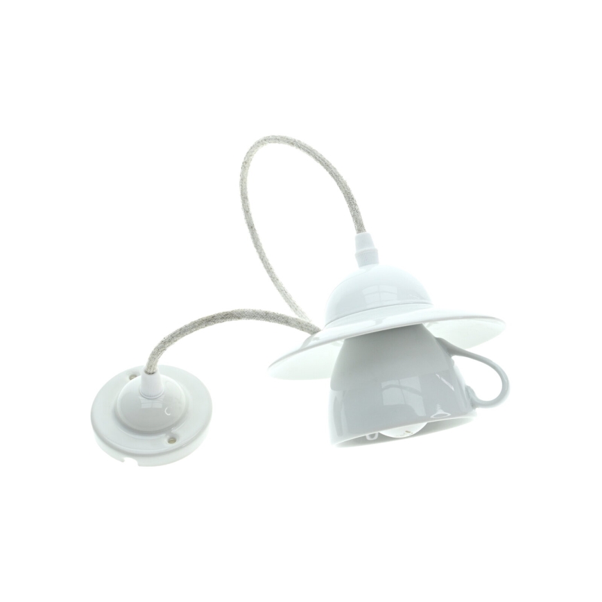 Bohemia-Design - Porcelánový luster na lanku 1xE27/60W/230V