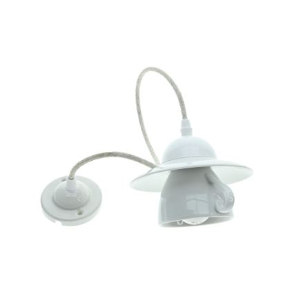 Bohemia-Design - Porcelánový závesný luster na lanku 1xE27/60W/230V