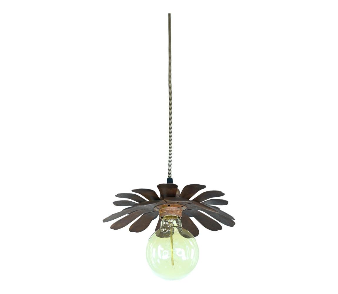 Bohemia-Design - Závesné svietidlo na lankách 1xE27/60W/230V bronzové LSE-VIN