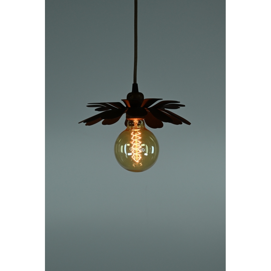 Bohemia-Design - Závesné svietidlo na lankách 1xE27/60W/230V bronzové