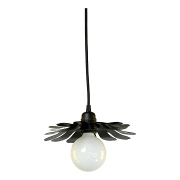 Bohemia-Design - Závesné svietidlo na lankách 1xE27/60W/230V čierna