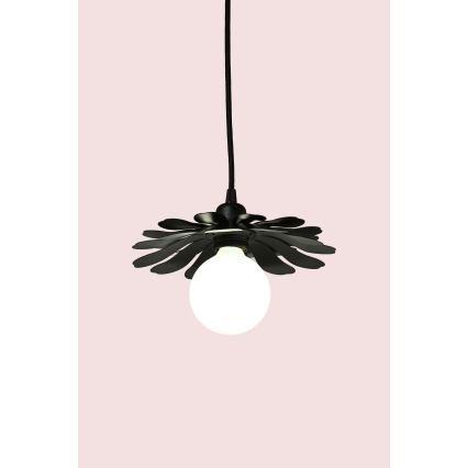 Bohemia-Design - Závesné svietidlo na lankách 1xE27/60W/230V čierna