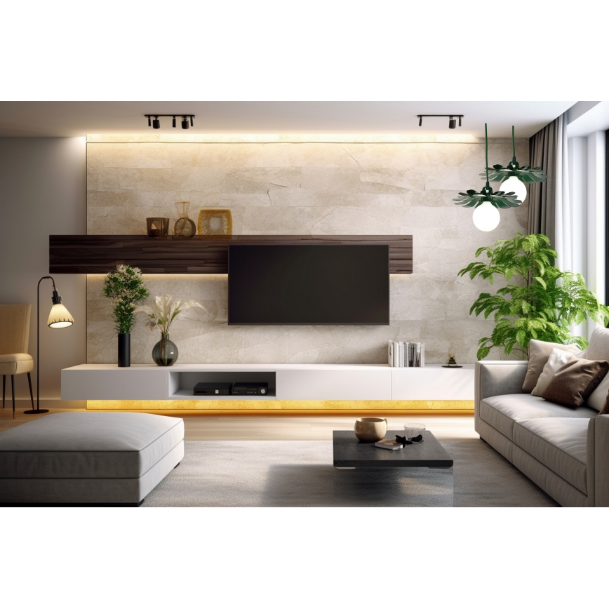 Bohemia-Design - Závesné svietidlo na lanku 1xE27/60W/230V zelené
