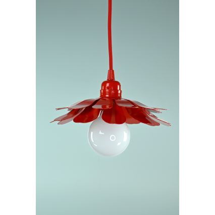 Bohemia-Design - Závesný luster 1xE27/60W/230V, červený