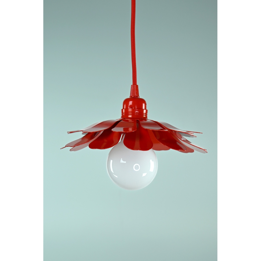 Bohemia-Design - Závesný luster 1xE27/60W/230V, červený