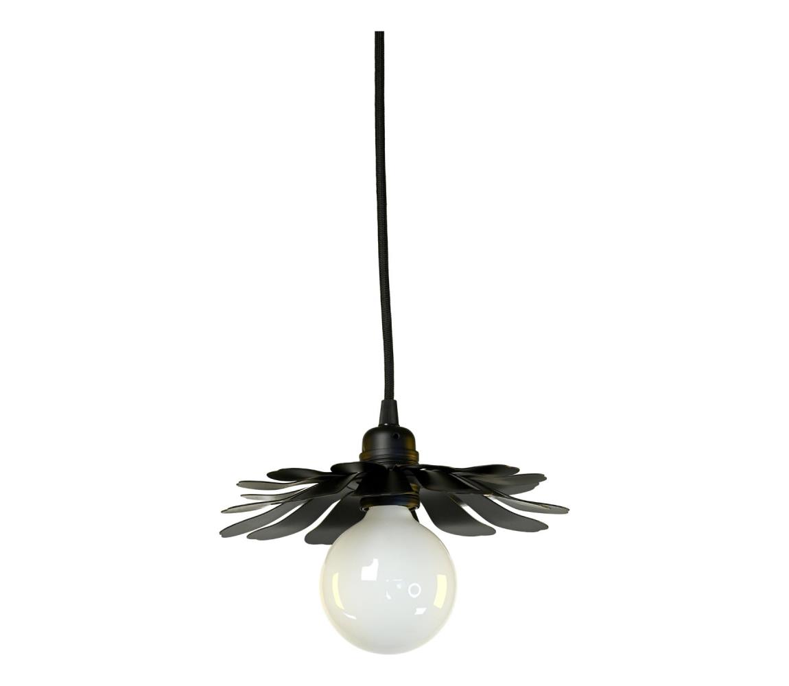Bohemia-Design - Závesný luster na lankách 1xE27/60W/230V čierny LSE-CR3MAT