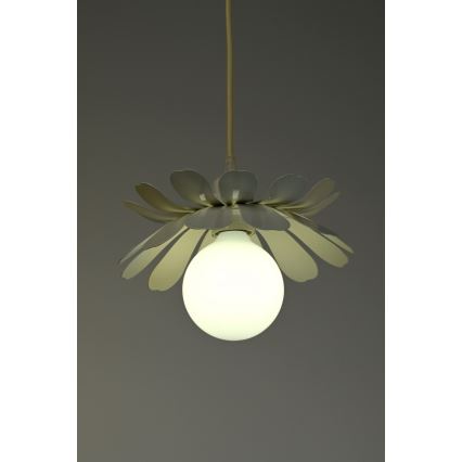 Bohemia-Design - Závesný luster na lanku 1xE27/60W/230V, krémový