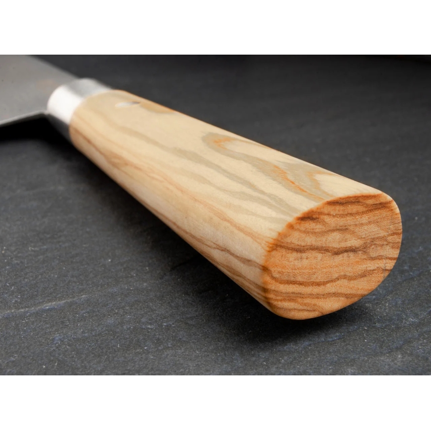 Böker - Damaskový kuchynský nôž DAMAST OLIVE 21,2 cm olivové drevo