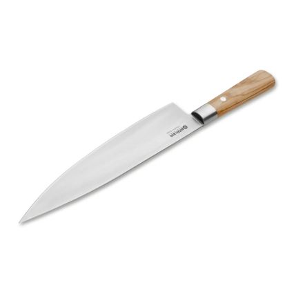 Böker - Damaskový kuchynský nôž DAMAST OLIVE 21,2 cm olivové drevo