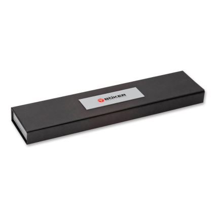 Böker - Damaškový kuchynský nôž santoku DAMAST OLIVE 17,2 cm olivové drevo