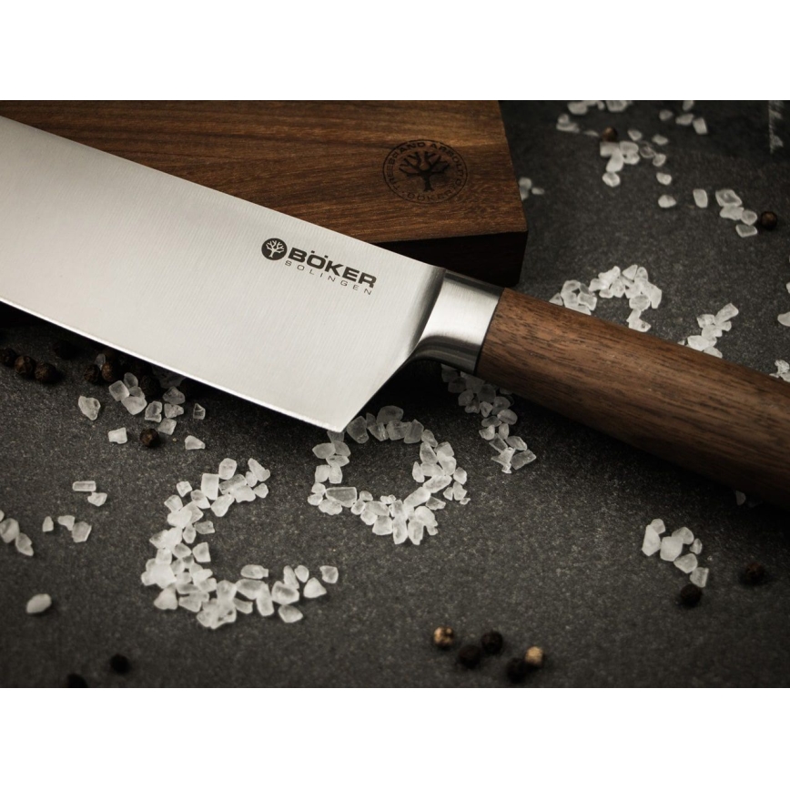 Böker - Kuchynský nôž CORE 16 cm, orechová rukoväť