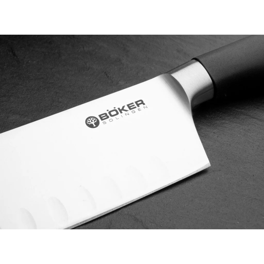 Böker - Kuchynský nôž santoku CORE PROFESSIONAL 16,5 cm čierny