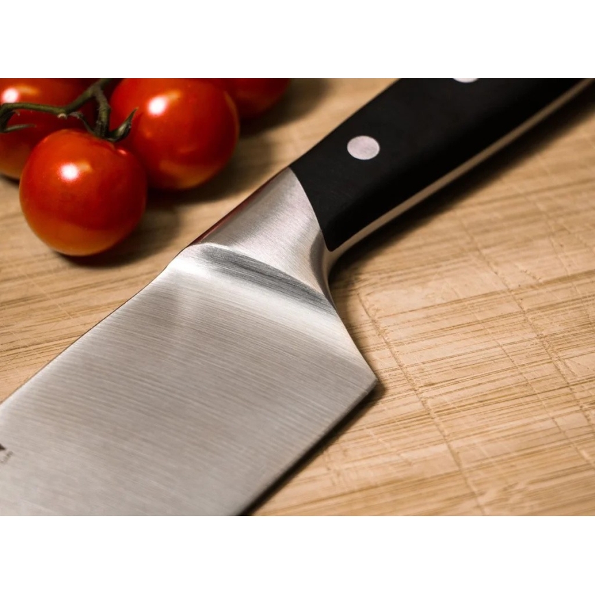 Böker - Kuchynský nôž santoku FORGE 16 cm čierny