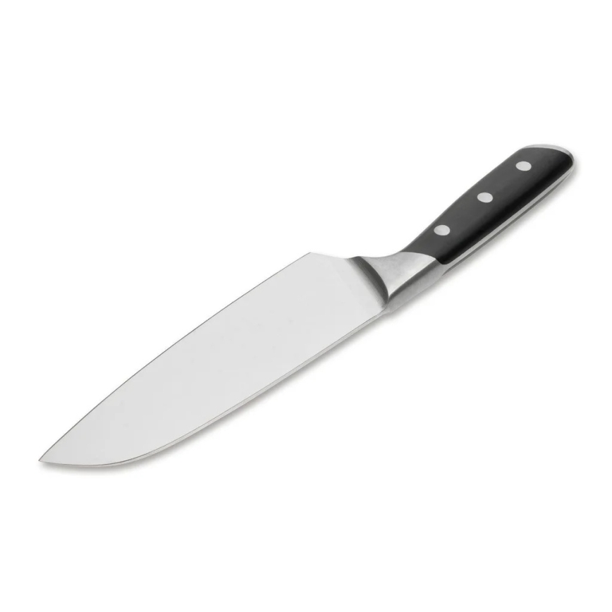Böker - Kuchynský nôž santoku FORGE 16 cm čierny