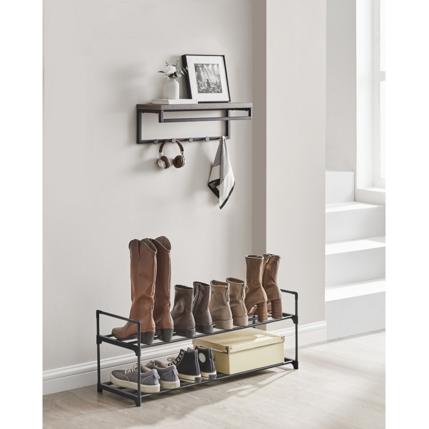 Botník ALVORO čierna