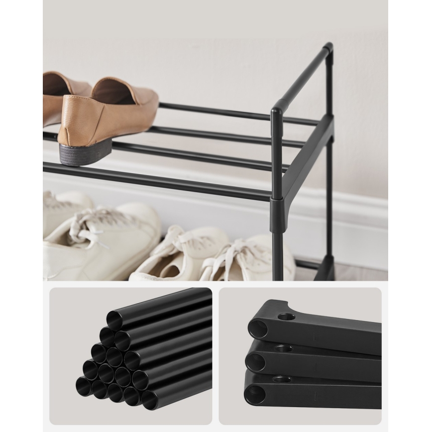 Botník ALVORO čierna