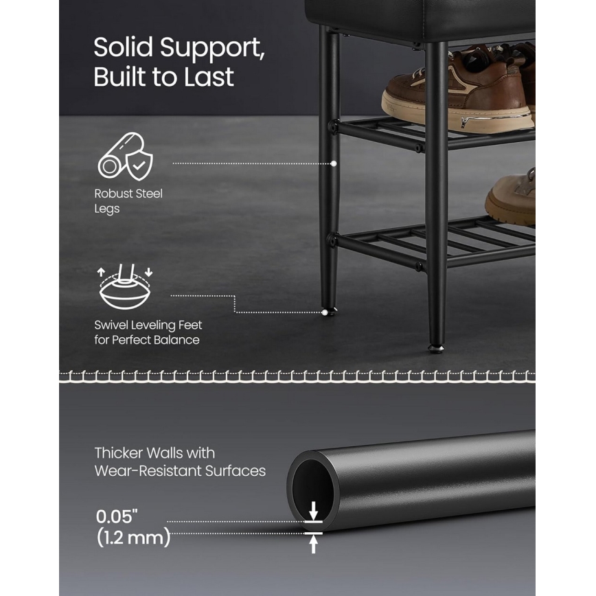 Botník ANDOR čierny